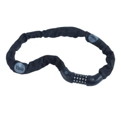 Łańcuch rowerowy z zamkiem szyfrowym Yale Essential Security, 90 x 0,6 cm