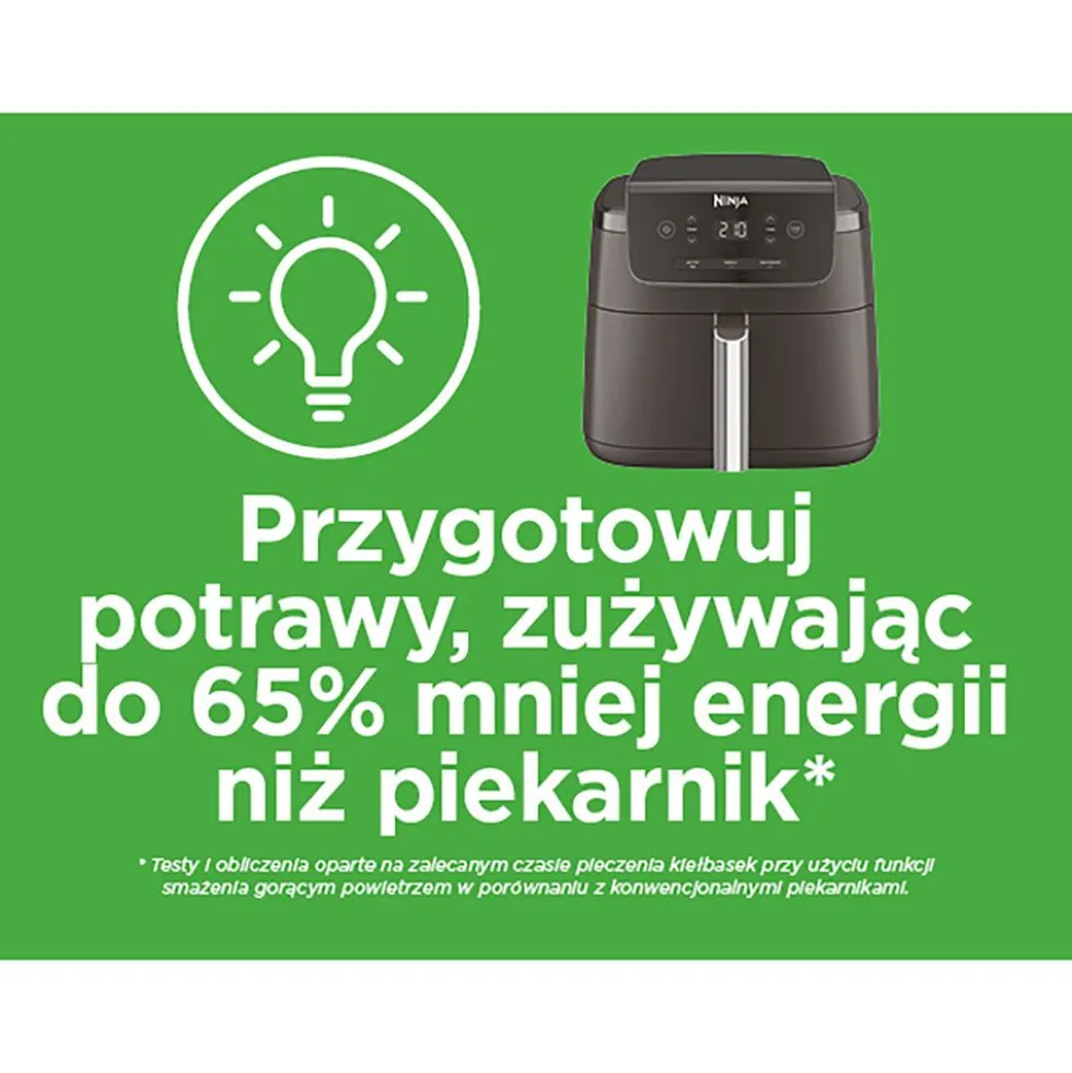 Air Fryer Frytkownica beztłuszczowa Ninja AF110EU, 1750 W, 4,7 l, grafitowa