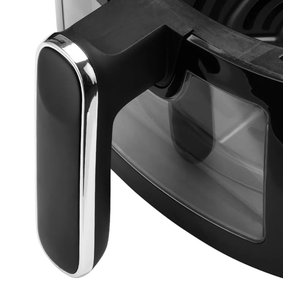 Air Fryer Frytkownica beztłuszczowa z okienkiem Hoffen, 1550 W, 5 l, czarna