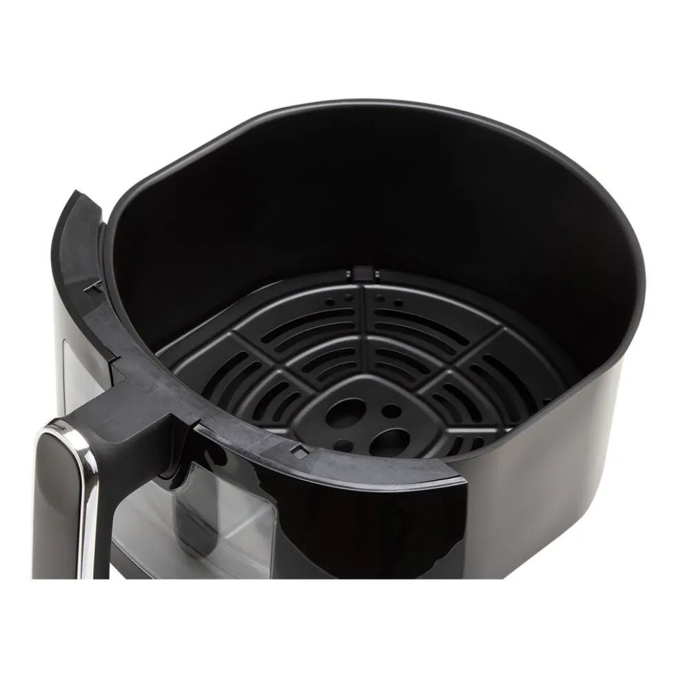 Air Fryer Frytkownica beztłuszczowa z okienkiem Hoffen, 1550 W, 5 l, czarna