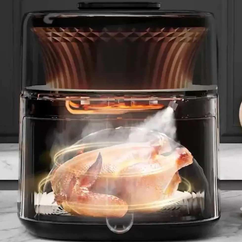 Air Fryer Frytkownica beztłuszczowa z okienkiem Prime3 SAF51, 1500 W, 6 l, czarna