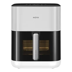 Air Fryer Frytkownica beztłuszczowa z okienkiem Mova AeroChef FD10 Pro, 1800 W, 6 l, biała