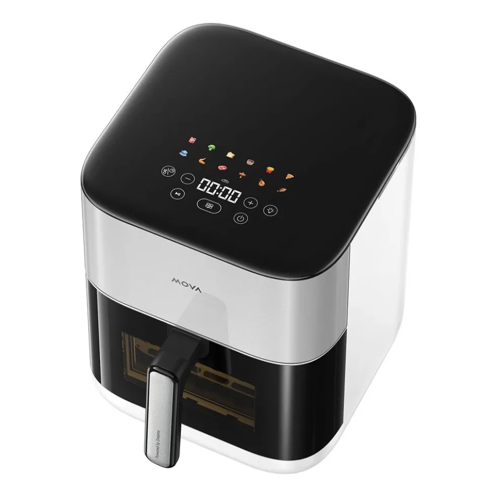 Air Fryer Frytkownica beztłuszczowa z okienkiem Mova AeroChef FD10 Pro, 1800 W, 6 l, biała