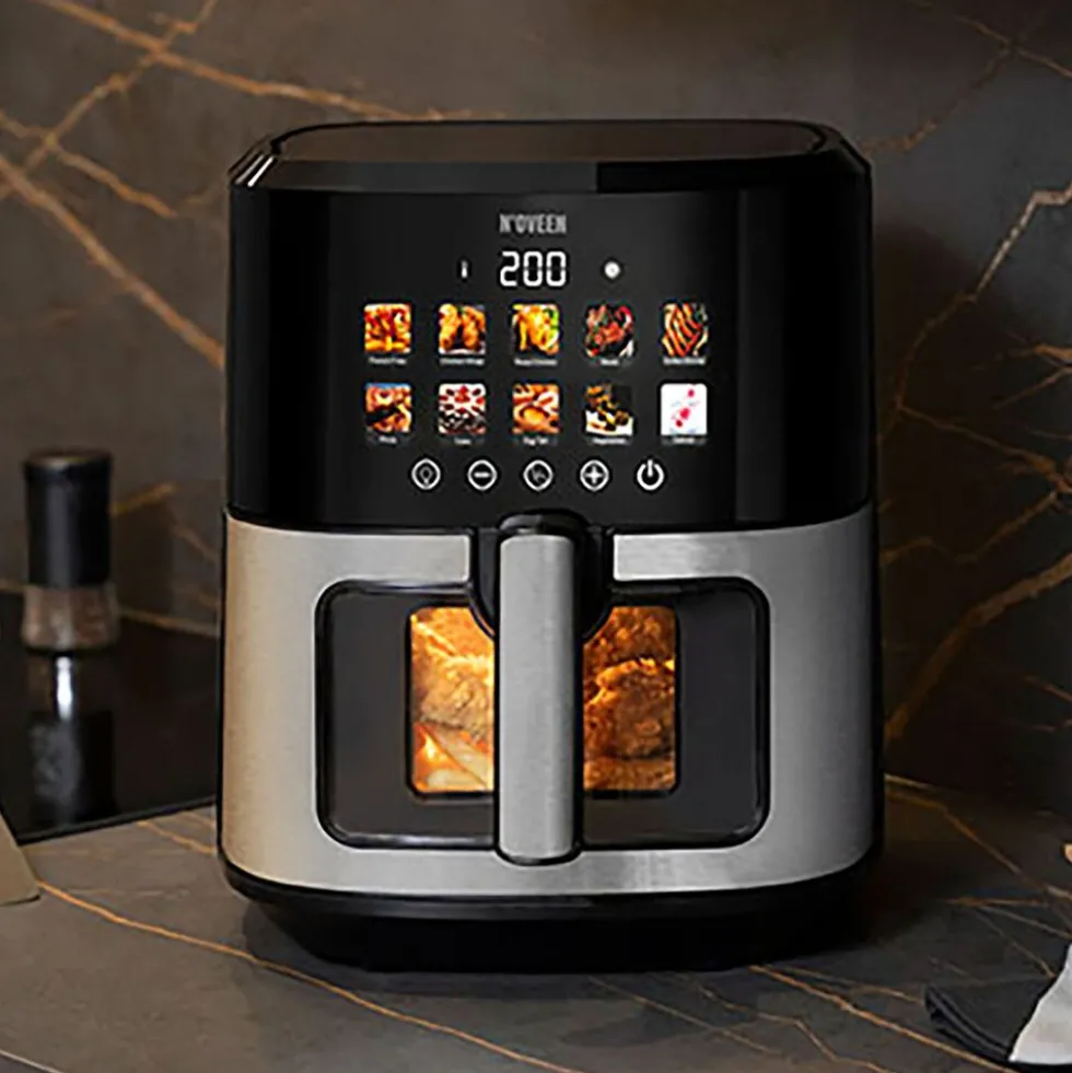 Air Fryer Frytkownica beztłuszczowa z okienkiem Noveen AF780 X-Line, 1700 W, 6,5 l, czarna