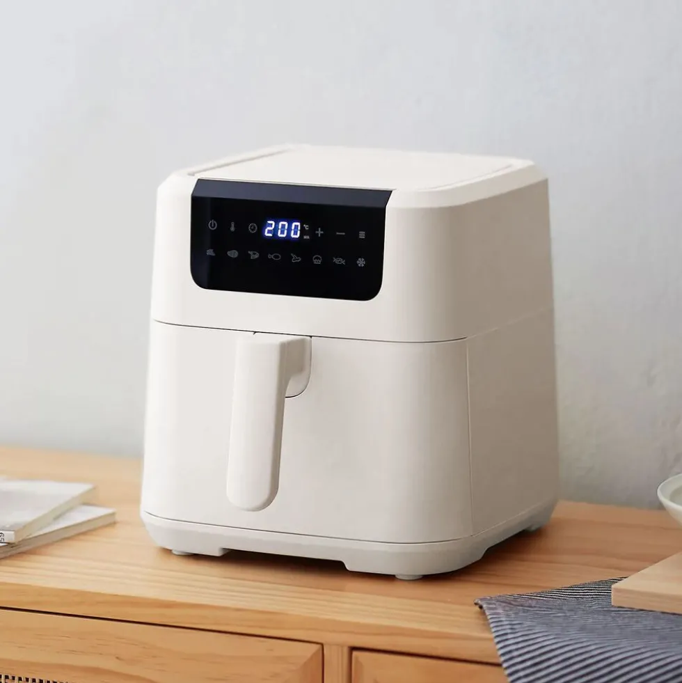 Air Fryer Frytkownica Olayks, 1500 W, 5 l, kość słoniowa