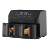 Air Fryer Frytownica beztłuszczowa z okienkiem Maestro MR-758, 2000 W, 2 x 4,5 l, czarna