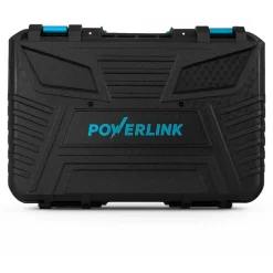 Akumulatorowa wiertarka udarowa z silnikiem bezszczotkowym Powerlink, 26 mm, 2x akumulator 4 Ah, z akcesoriami