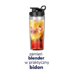 Akumulatorowy blender fitness MPM GoFree CMBL-02, czarny