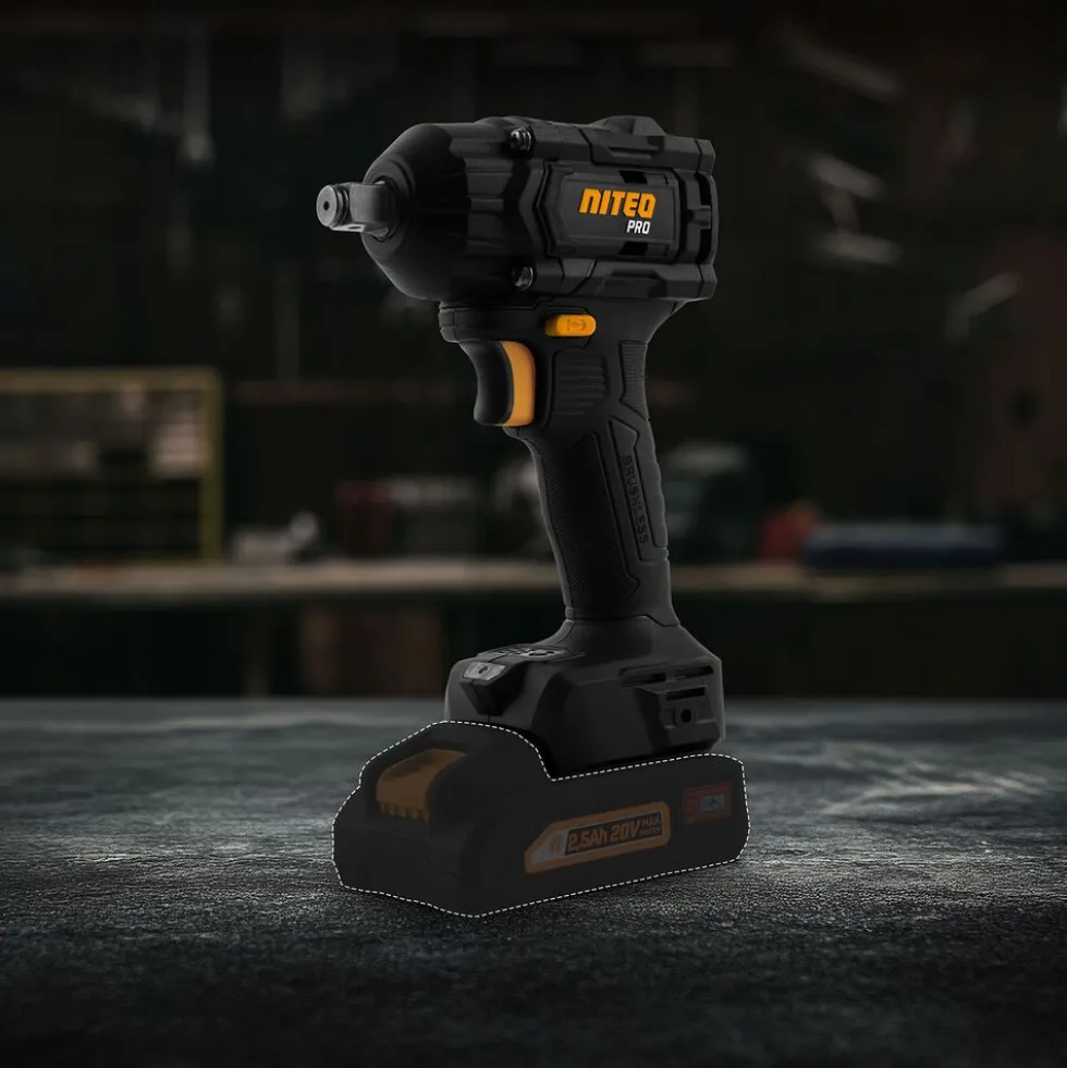 Akumulatorowy klucz udarowy Niteo Pro 20 V, 20 V, 250/330 Nm