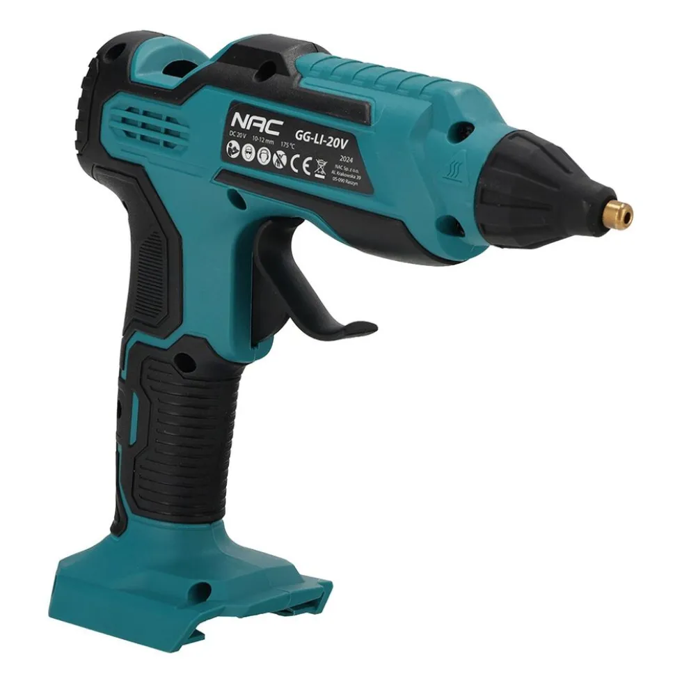 Akumulatorowy pistolet do kleju NAC GG-LI-20V, 20 V