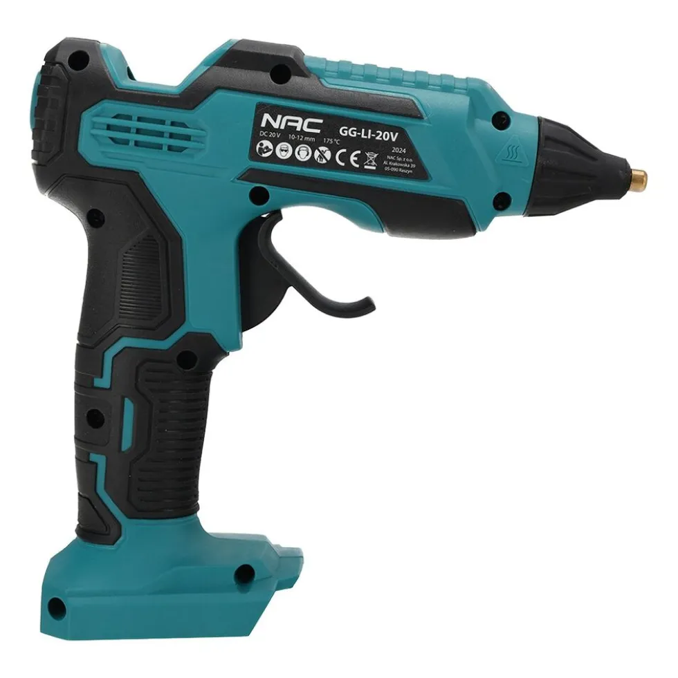 Akumulatorowy pistolet do kleju NAC GG-LI-20V, 20 V
