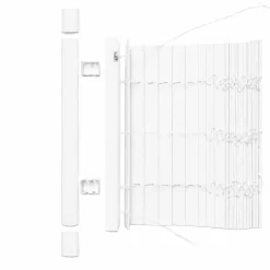 Żaluzja drewnopodobna Decoteam, 60 x 140 cm, biała