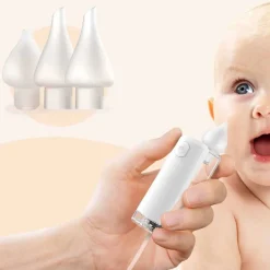 Aspirator do nosa Neno Nariz, 60 kPa, z lampą UV i podświetleniem LED