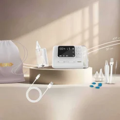 Aspirator do nosa Neno Nariz, 60 kPa, z lampą UV i podświetleniem LED