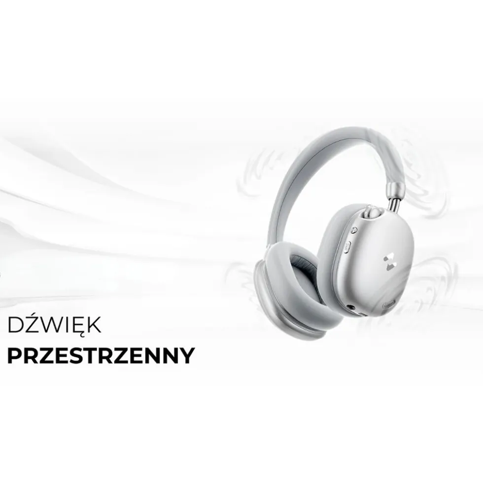 Bezprzewodowe słuchawki gamingowe Havit Space S1 H670BT, beżowe