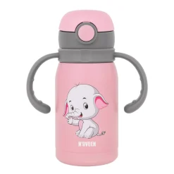 Bidon NOVEEN TB566 Pink Solid 300 ml, różowy