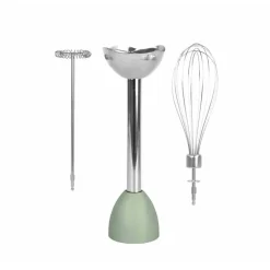 Blender ręczny 4 w 1 Huslog QuickBlend, 700 W, 4 końcówki, zielony