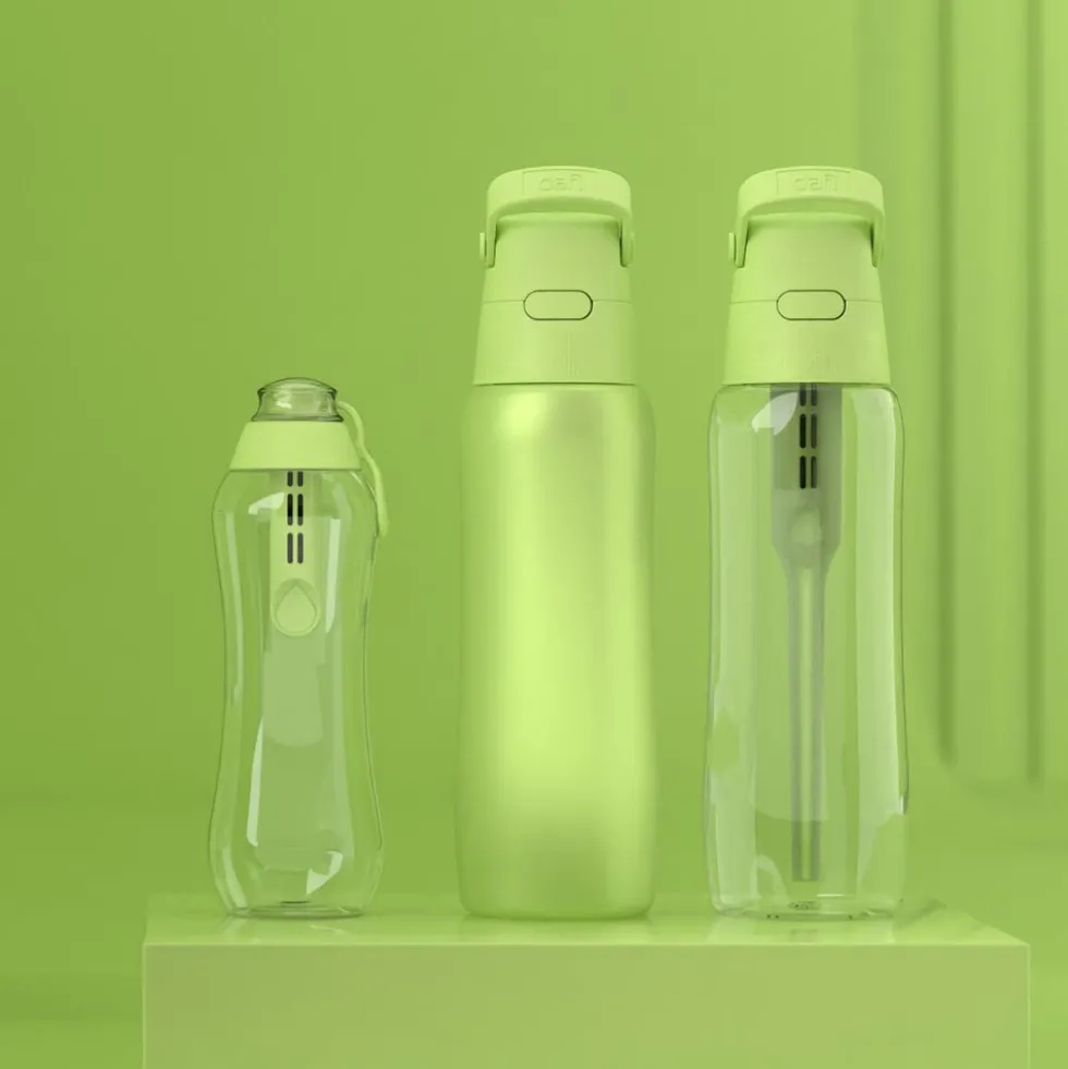Butelka filtrująca 0,7 l Dafi Solid, 1 wkład, pistacjowa