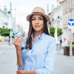 Butelka filtrująca 0,5 l SOFT, miętowa, 1 filtr w zestawie