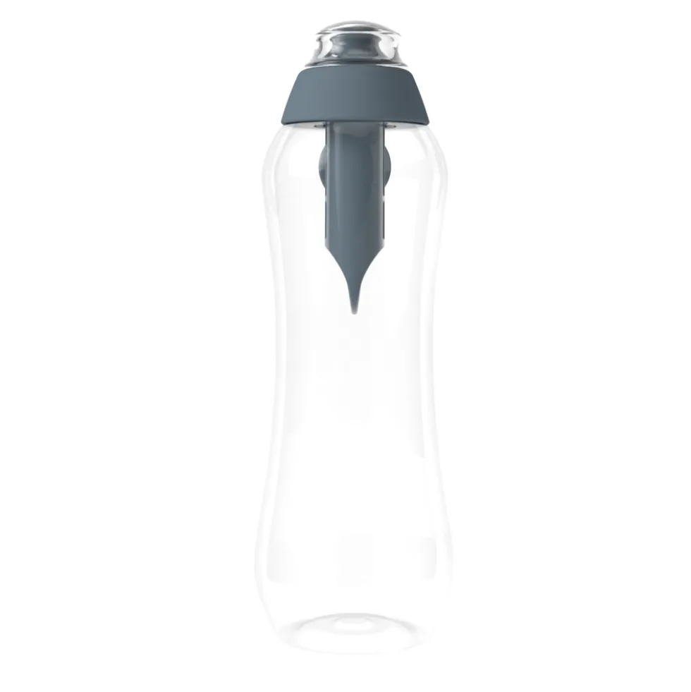 Butelka filtrująca 0,5 L SOFT, szara, 1 filtr w zestawie