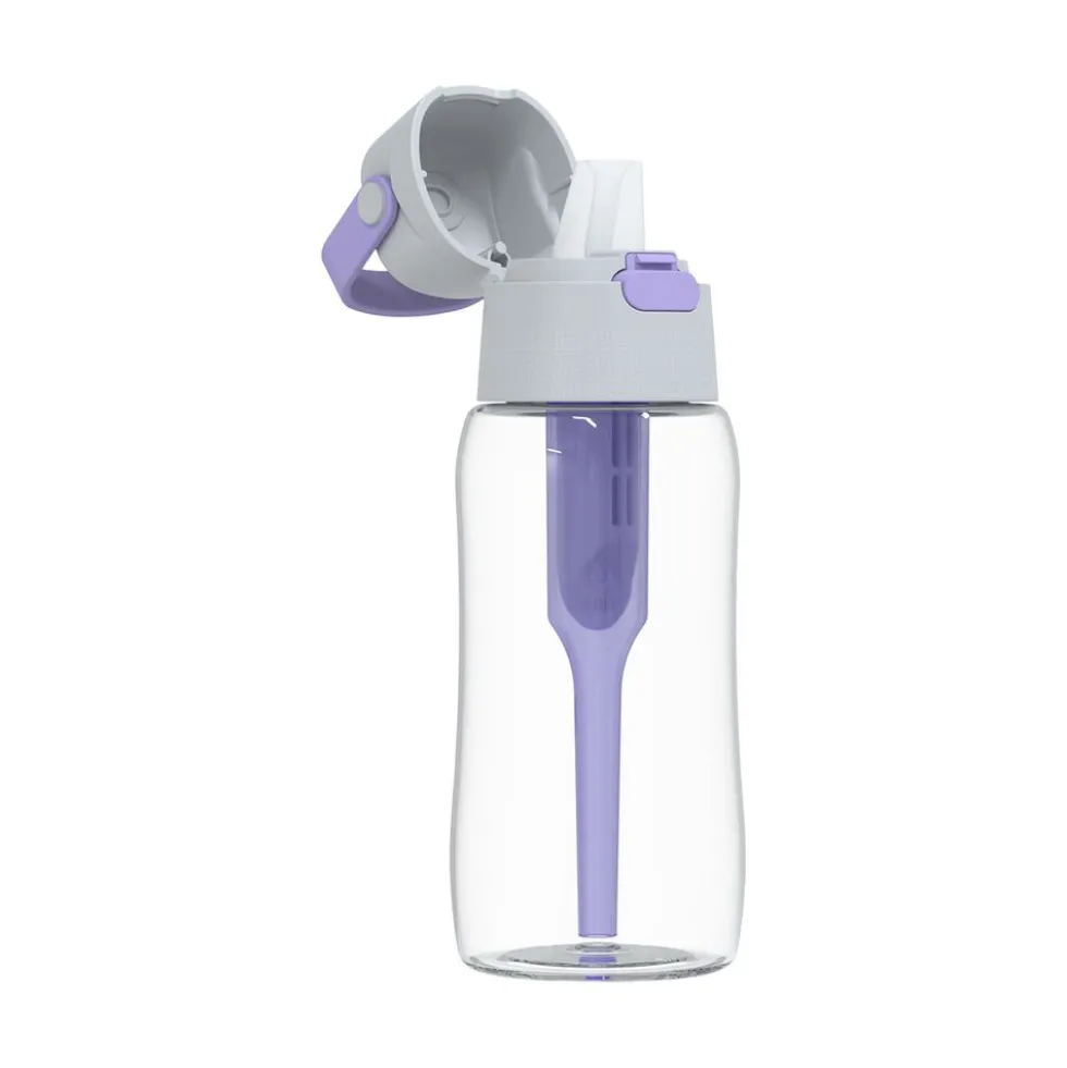 Butelka filtrująca Solid 0,5 L z 1 filtrem, fioletowy