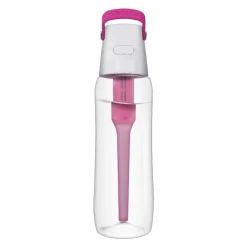 Butelka filtrująca Solid 0,7 l z 1 filtrem, różowa