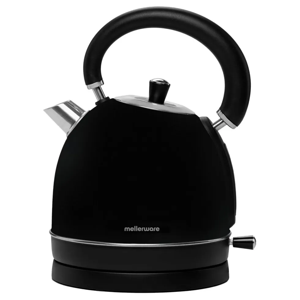 Czajnik elektryczny stalowy Mellerware Spring, 1,8 l, 2200 W, czarny