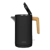 Czajnik elektryczny Zeegma Ketlee Black Wood, 1,7 l, 2200 W, z uchwytem z imitacji drewna