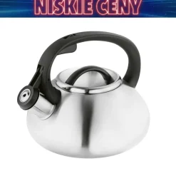 Czajnik z gwizdkiem Tadar Vita, 2 l, stal nierdzewna, srebrny