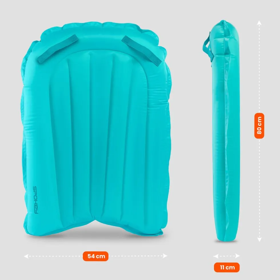 Deska bodyboard Spokey, 25-90 kg, turkusowa