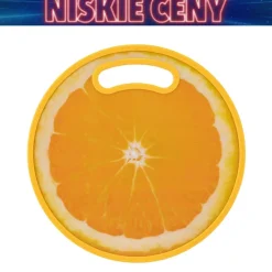 Deska do krojenia Altom Design Tropicana, 30 cm, pomarańczowa