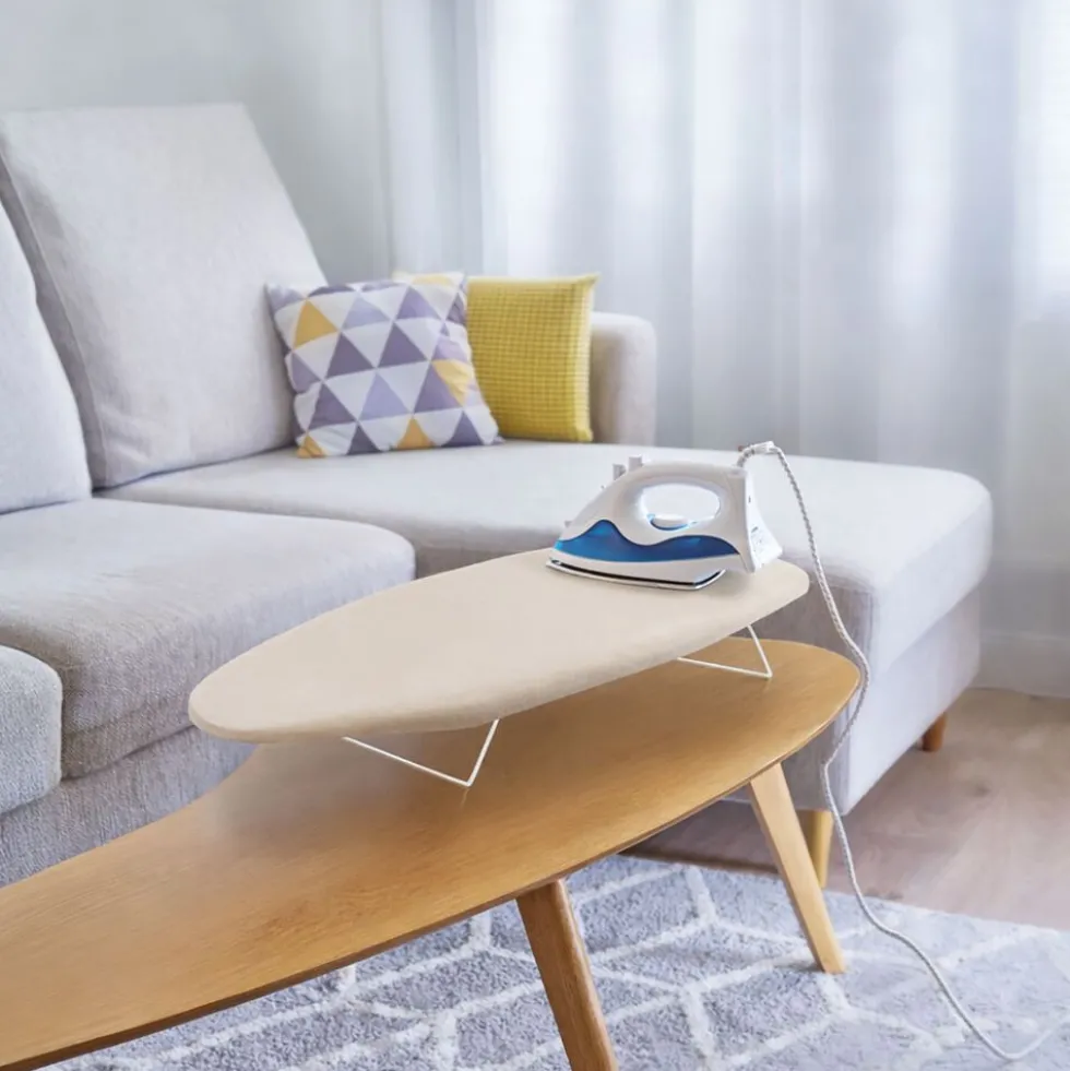 Deska do prasowania na stole Casa Si Table Top, 75 x 34 cm, beżowa