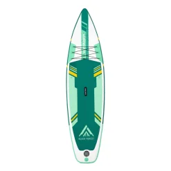 Deska SUP-2016 Black Forest, 320 x 81 x 15 cm z akcesoriami, biało-zielona