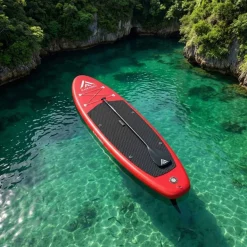 Deska SUP Black Forest, 320 x 78 x 15 cm, z akcesoriami, czerwona