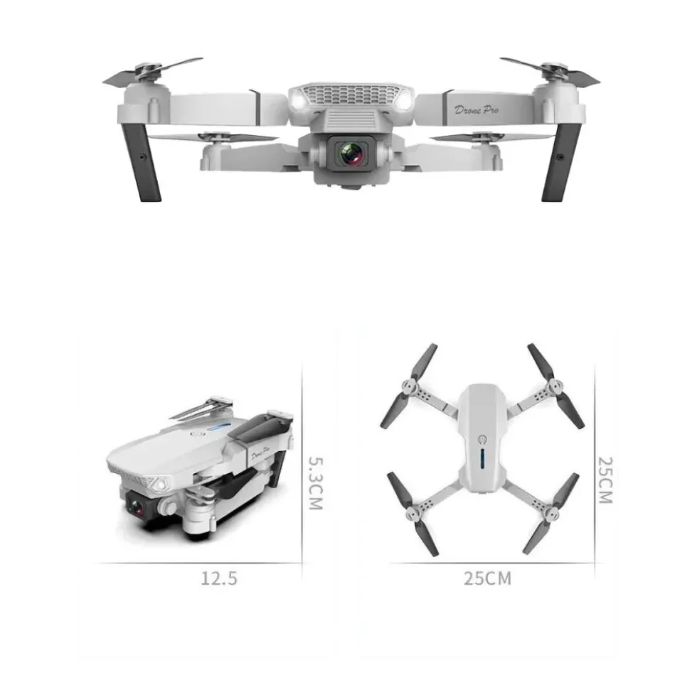 Dron Extralink V8, z akcesoriami i pokrowcem, 3 akumulatory