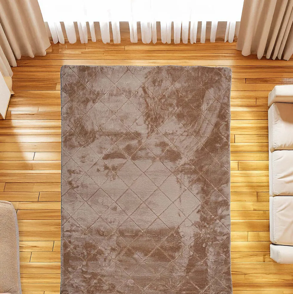Dywan Multi-Decor Cubic, 120 x 170 cm, kwadraty, beżowy