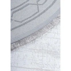 Dywan Multi-Decor Eclipse, koło, 120 cm, ornament, kość słoniowa