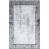 Dywan Multi-Decor Eclipse, 80 x 150 cm, ramka, szary z frędzlami