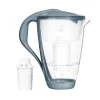 Dzbanek filtrujący szklany Dafi Crystal, 2 l, szary, Classic LED