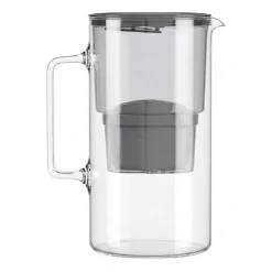 Dzbanek filtrujący szklany Wessper D2 Borosilicate, 3 l, czarny