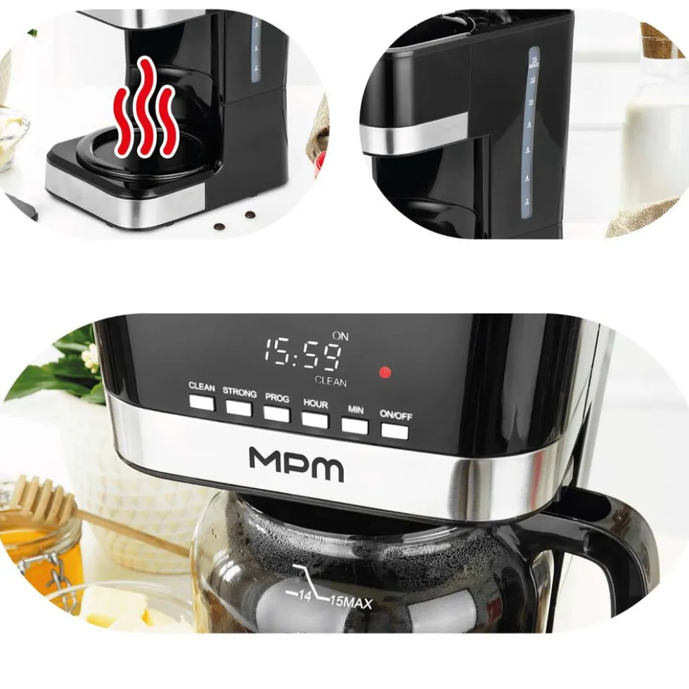 Ekspres przelewowy do kawy MPM MKW-05, 950 W, 1,8 l