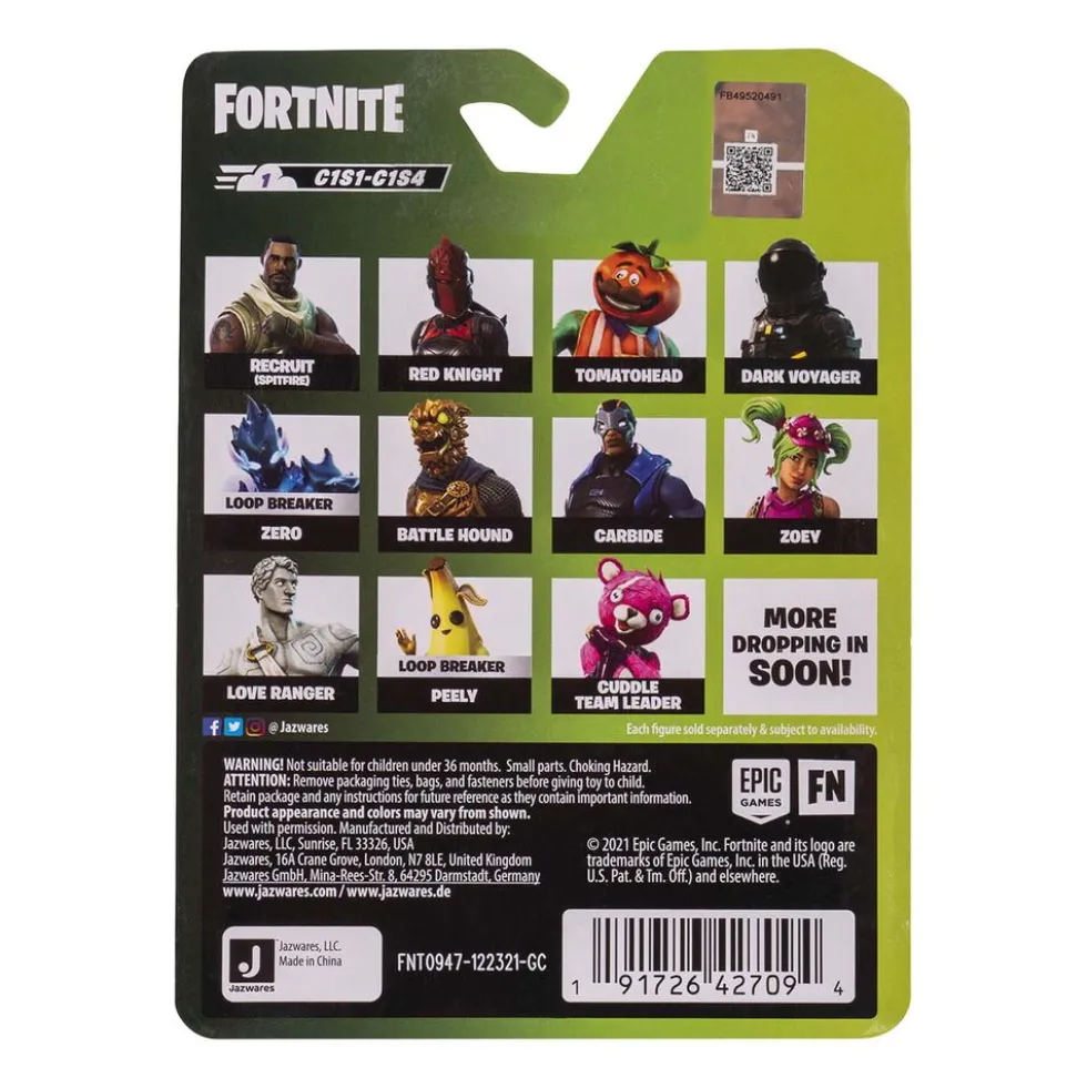 Figurka Fortnite Codename ELF, 6,5 cm, ruchoma
