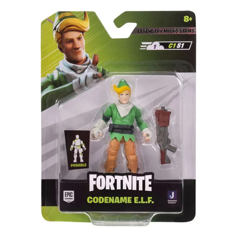 Figurka Fortnite Codename ELF, 6,5 cm, ruchoma
