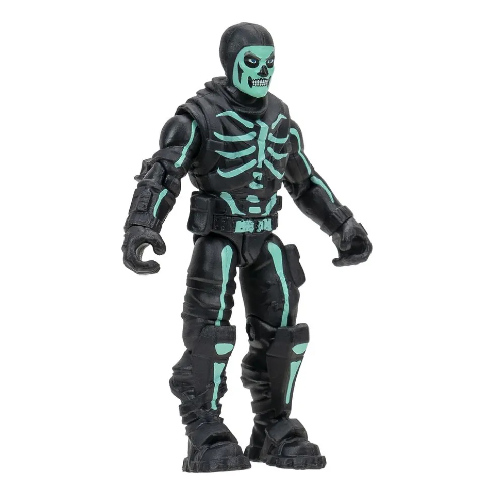 Figurka Fortnite Skull Trooper Green, 6,5 cm, ruchoma