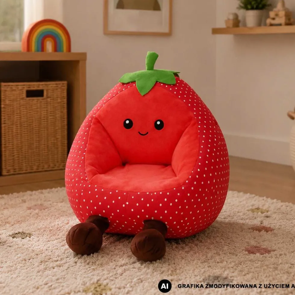Fotel dla dzieci Smukee Kids Truskawka