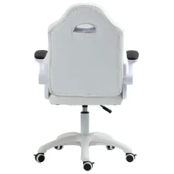 Fotel gamingowy COBRA JUNIOR, CRF – 2301, biało - czarny