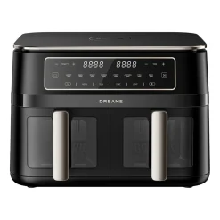 Frytkownica beztłuszczowa Dreame Tasti DZ30, 3000 W, 2 x 5,5 l, czarna