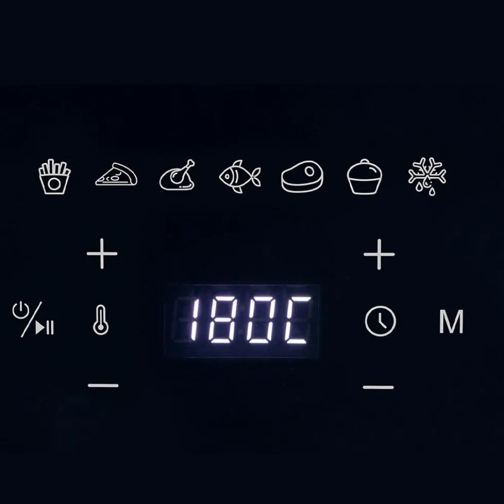 Frytkownica beztłuszczowa Hoffen, 1000 W, 3 l, czarna