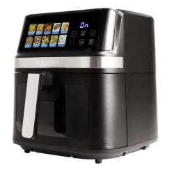 Frytkownica beztłuszczowa z okienkiem Melink, 1700 W, 8,6 l, czarna