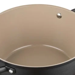 Garnek aluminiowy 20 cm 2,2 l Florina Carina, czarny